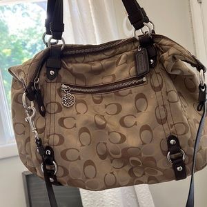 Coach large shoulder bag